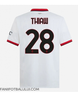 AC Milan Malick Thiaw #28 Tricou Fotbal Replică 2024-25 Barbati Deplasare